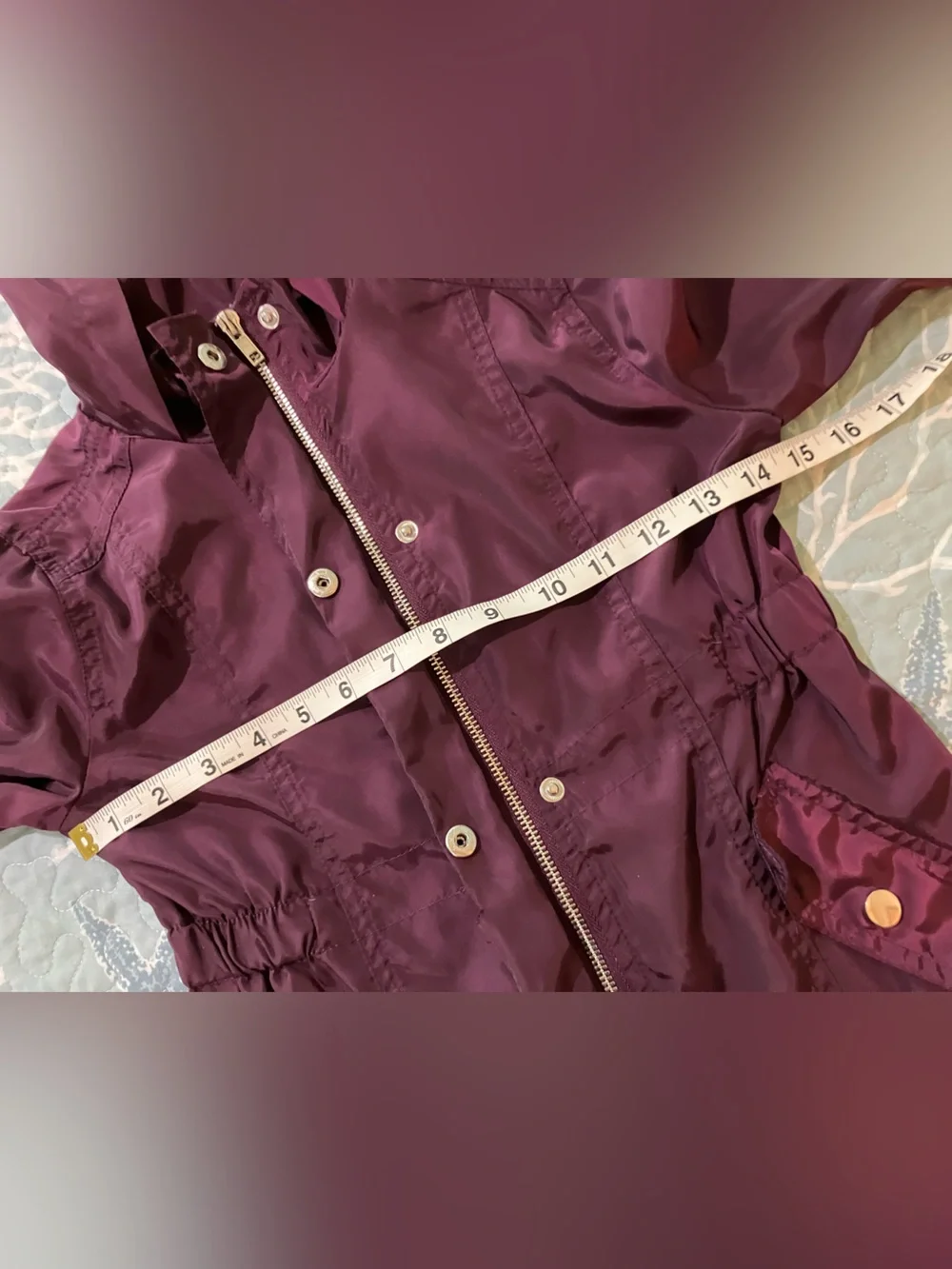 Kelly by 26 International Utility Collection girls size 7/8 3/4 length jacket